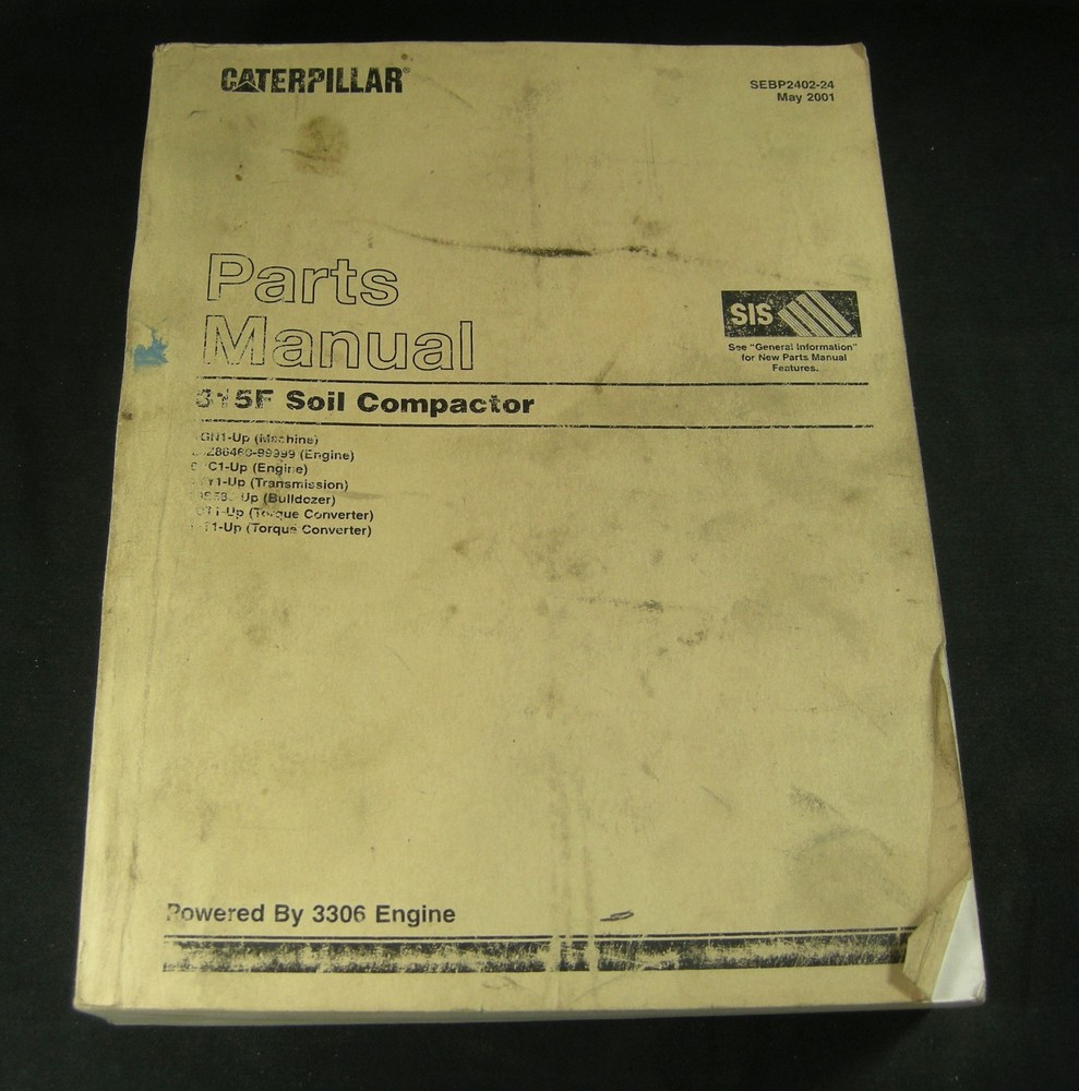 CAT Caterpillar 815F Soil Compactor Tractor Parts Manual Book Catalog 1GN1-Up