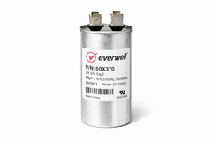60µF 370VAC Round Motor Run Capacitor