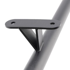Rolling Library Sliding Ladder Hardware Kit with Brake 3.3FT Round Tube.