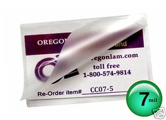 500/pack Hot 7 Mil Credit Card size Laminating Pouches 2-1/8 x 3-3/8 Clear