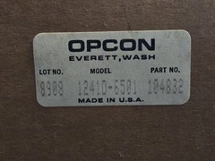 Opcon 12410-6501 Photoelectric Control 115VAC NEMA 4/6/12/13 Industrial Sensor