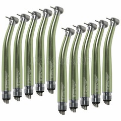1-10* Dental High Speed Handpiece 4Holes Turbine Standard Head fit NSK Green