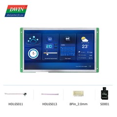10.1-inch, 1024*600 Pixels Resolution, 16.7M Colors, IPS-TFT-LCD Display With Co