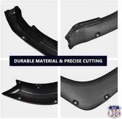 Fender Flares Compatible with 2014-2021 Toyota Tundra Paintable Smooth Matte
