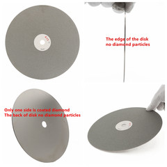 8″ Diamond Grinding Wheel Grinder Blades Flat Lap Polishing for Metal Jewel Rock