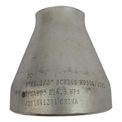 Stainless Concentric Reducer 3 in. x 1-1/2 in. NPS – Schedule 10S WP304/304L
