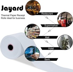 2-1/4″ X 85′ Thermal Paper Rolls for Credit Card -2.25 x 85 ft Thermal Paper …
