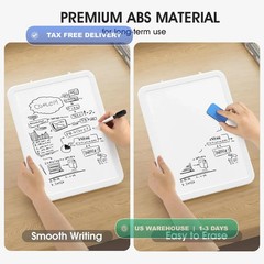 Small Dry Erase Board 8.5×11 Inches, Double Sided Mini Whiteboard for Wall, Desk