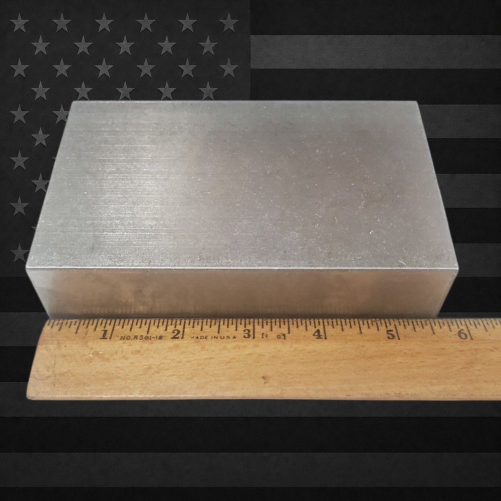 6061 Aluminum Block 1.250″ x 3.5″ x 5.5″ Flat Bar Billet Mill Stock USA