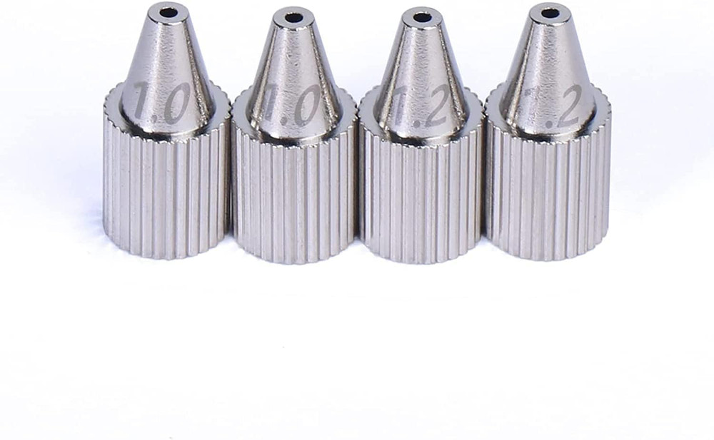 YIHUA 4 Pcs Desoldering Nozzles Set (2 Pcs 1.0Mm, 2Pcs 1.2Mm) for YIHUA 929D-V
