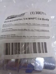 Speedaire 30E711 Quick Coupler, 1/4 MNPT, 1/4 Body – NEW