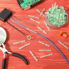 100-1000 Solder Seal Sleeve Terminal Waterproof Heat Shrink Butt Wire Connectors