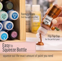 FolkArt Acrylic Paint in Assorted Colors (8 oz), , Pure Gold