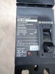 SQUARE D QBA222002 200A 240V 2P 10K USED