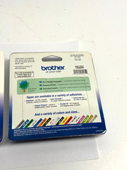 Brother P-Touch Tape Lot: (2) 1/2″ TZe-2312PK & (1) 3/4″ TZe-241 Black on White