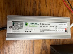 Principal Sloan P-OH100-24-EC 96W 24V LED Power Driver IP67 100-277V Hardwired