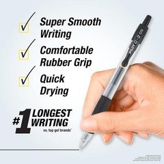 Pilot G2 Premium Gel Roller Pens, Extra Fine Point 0.5 mm, Gel Pens Black, Pack