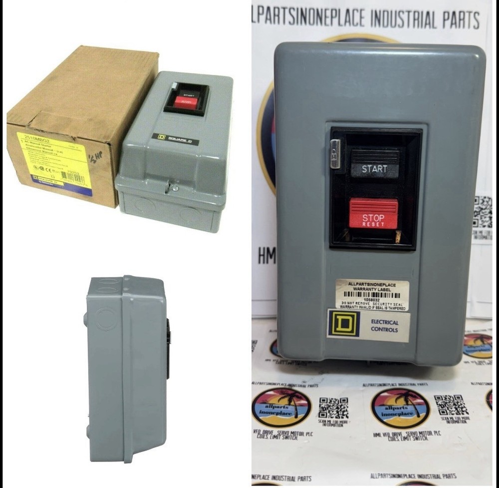NIB – Square D – 2510MBG1 – Manual Starter, Integral Horsepower, Nema Mo