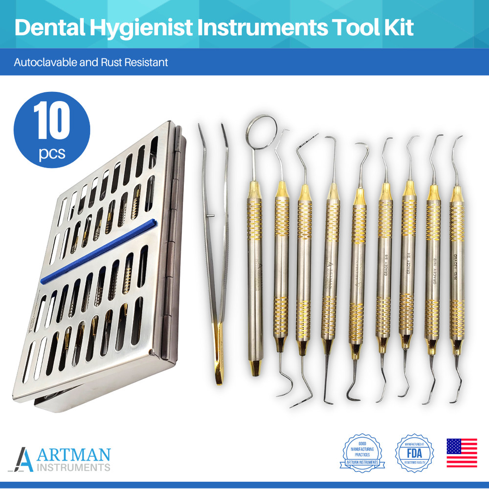 Dental Hygienist Instruments Tool Kit ARTMAN