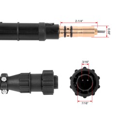 MIG Welding Gun Torch Stinger 100A 10-ft Replacement Miller M-100 M-10 248282