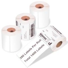 350 Labels/Roll 4″ x 6″ Thermal Shipping Labels Self Adhesive Blank Label Paper