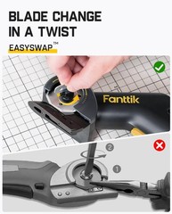 Fanttik C10 Pro BowGuide Electric Cardboard Cutter, Cordless Scissors with LED D