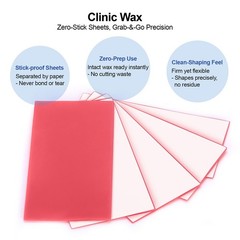 Dental Base Plate Perfect Wax 18 Sheets Pro Pink All Seasons For Lab and Jewlery