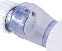 Vertical & Horizontal 2.0 Inch Clear Check Valve – All-Purpose PVC Solution