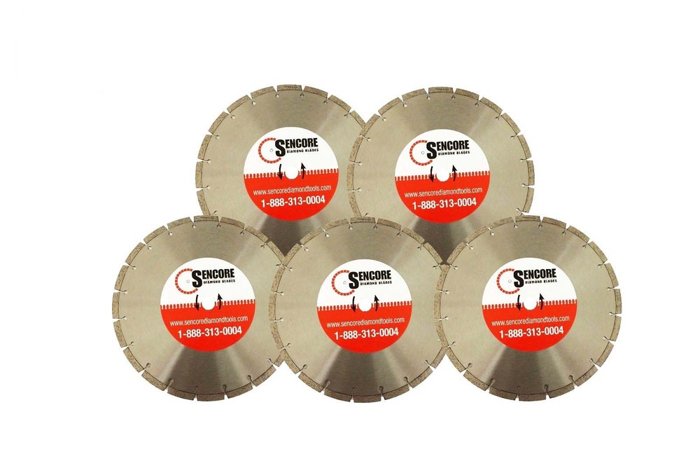 14″ Segmented Diamond Saw Blades (10pk) for Concrete Masonry + FREE SHIPPING