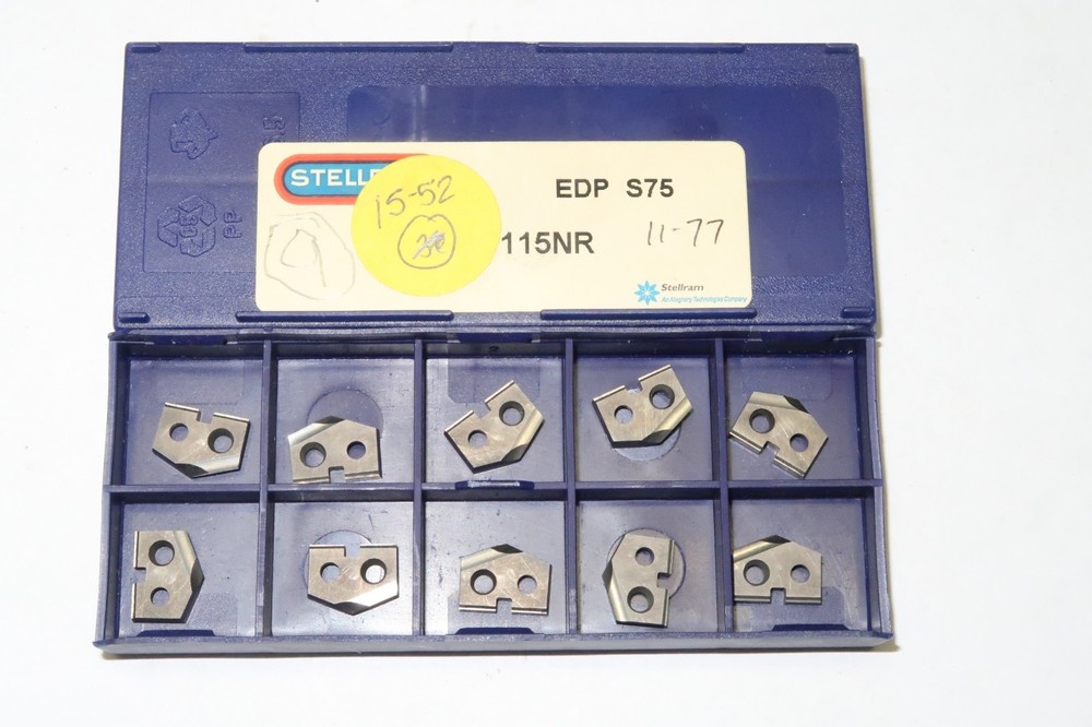 10 pcs ATI STELLRAM 11.5mm 11.5 UC115NR S44 Unidrill Messer Spade Drill Inserts