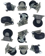 (12 PIECE) PROCRAFT 2″ Caster Kit – Includes: 6) Swivel w/ Brake + 6) Rigid