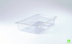 RUBBERMAID COMMERCIAL PRODUCTS COLD FOOD INSERT PAN 1/9 SIZE – CLEAR
