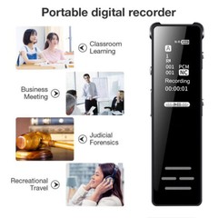 128G Spy Audio Recorder Digital Voice Activated Mini Sound Dictaphone MP3 Player