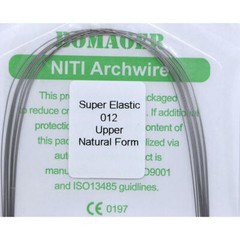 10 Packs Dental Orthosuper Elastic Niti Round Arch Wire Nature Form All Sizes