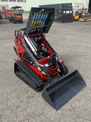 NEWEST 2026 RED ATS-T460 23hp 3 Pump Mini Skid Steer – Free Shipping – IN STOCK