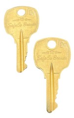 Replacement Keys for Genmega & Hantle Machines SafeCo Brands 2-Keys