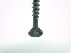 (100-250-500-1000) #7 x 1″ Flat Head NIBS Phillips Coarse Black Wood Screws HF