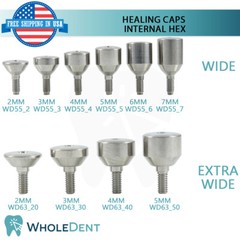 X1 Dental Spiral Int Hex 2.42mm Titanium Sterile Anodized Full Set