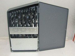 Huot (A to Z) Letter Drill Index Set In Metal Case USA Drill Bits 26 pc.