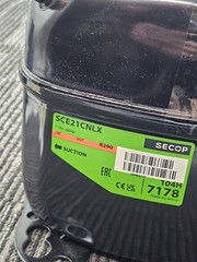 Secop SCE21CNLX R290 Refrigeration Compressor 3231 BTU LBP 115V 60 Hz