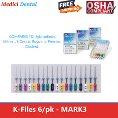 Dental Endo Hand Files Endo Root Canal K files Stainless Steel 21MM 25MM 31MM