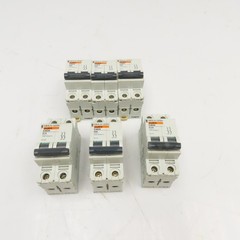 Merlin Gerin C60H Multi 9 415V 2A, 1A, 10A 2 Pole Circuit Breaker Mixed Lot Of 6