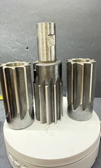 Lot of 3 P&W HSS Shell Reamers 1.6882 1.7038 1.7507 W/ Arbor Made In USA
