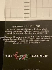 Disney Happy Undated Planner 12 Months Modern Vertical Accessories Envelopes NEW