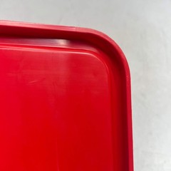 CARLISLE (6 PACK) Square Food Storage Container Lid 6-8qt Red 1197105
