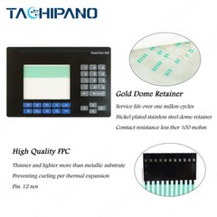 Touch Panel for 2711-B6C8 2711-B6C8L1 Screen Glass with Membrane Keypad