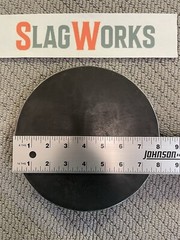 8 inch disc 3/8 inch thick steel plate 3/8”x8” disc A36 Hot Roll Flat .375 Thick