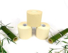 Bampoo Premium 100 Bamboo Pulp Toilet Paper Unbeached 3 Ply – 370 Sheets Per