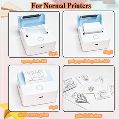 9 Rolls Self-Adhesive Mini Printer Paper – 6 57mm x 25mm, 6 Colorful 3 White