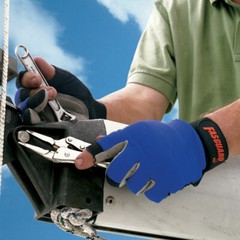 FASGUARD MECHANICS SYNTHETIC LEATHER 3 FINGERLESS DESIGN MULTI-TASK WORK GLOVES
